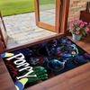 Poppy Playtime Print Crystal Velvet Plush Rug Anti?Slip Wear?Resistant Floor Carpet For Indoor Household Home Decoration