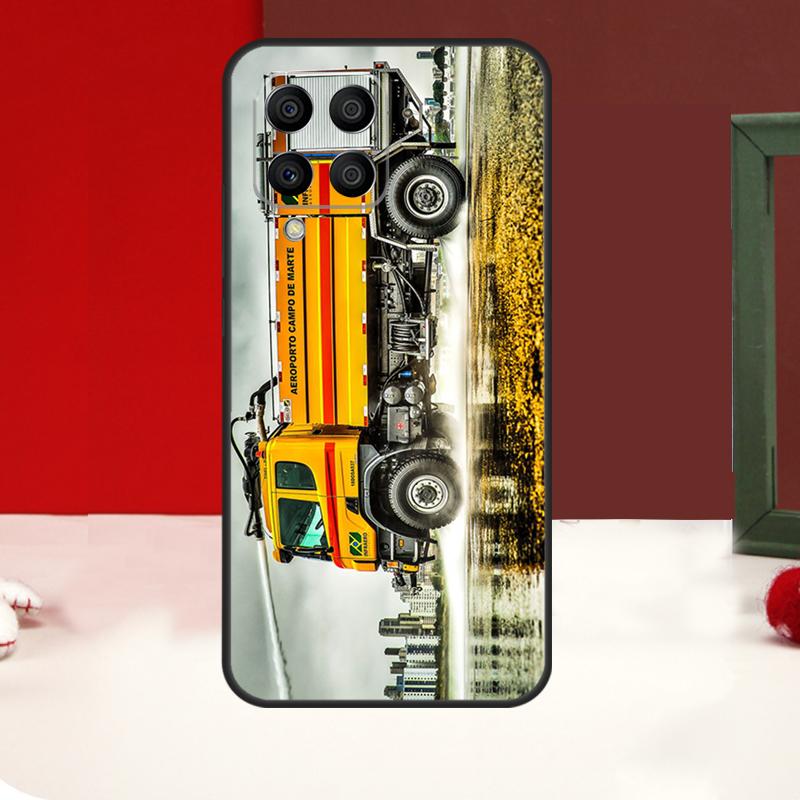 Fire Truck Case For Samsung Galaxy M14 M34 M54 M13 M53 M56 M52 M32 M16 M11 M21 M31 M35 M12 M15 M36 M55