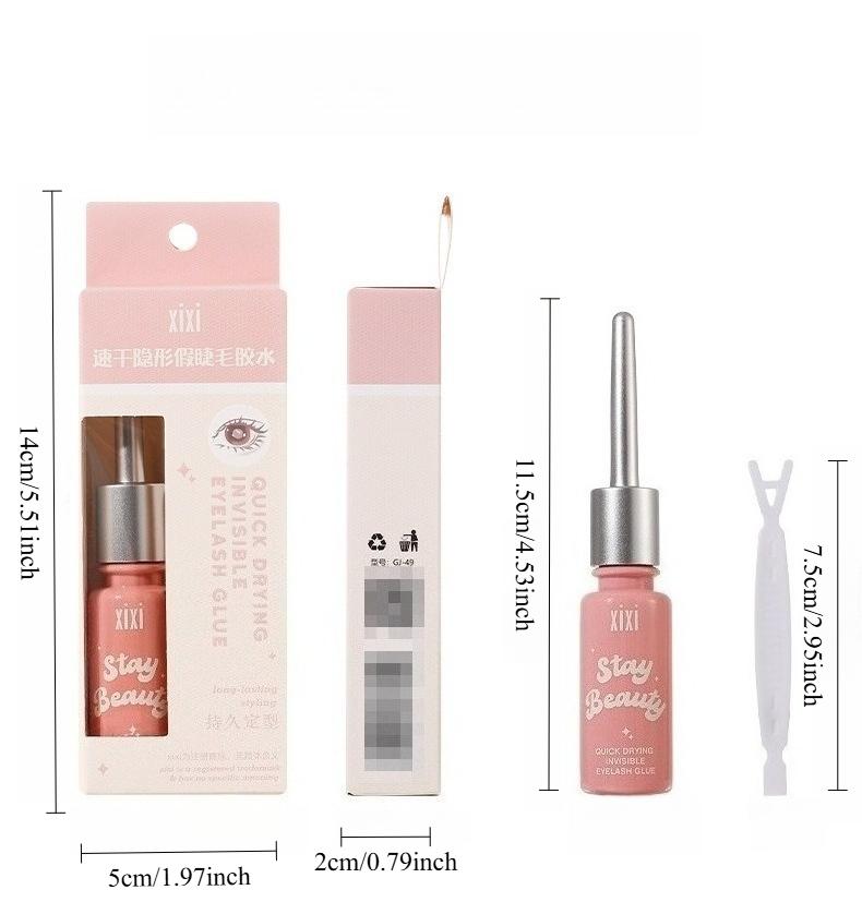 1pc Quick-drying Invisible False Eyelash Glue, Transparent and Natural, a Beginner's Makeup Tool, Long-lasting and Firming