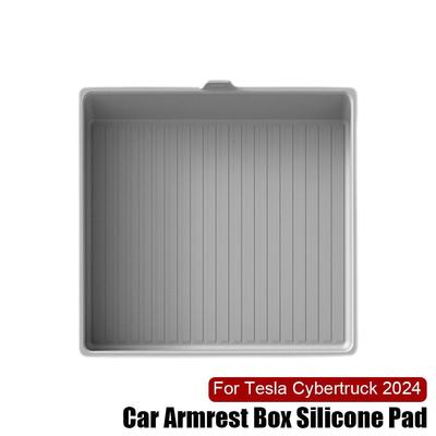 Tesla Cybertruck 2024-hez Kartámaszdoboz Tárolópárna Középkonzol Tároló Csúszásgátló Párna Szervező Tálca Autó Pickup Kiegészítők
