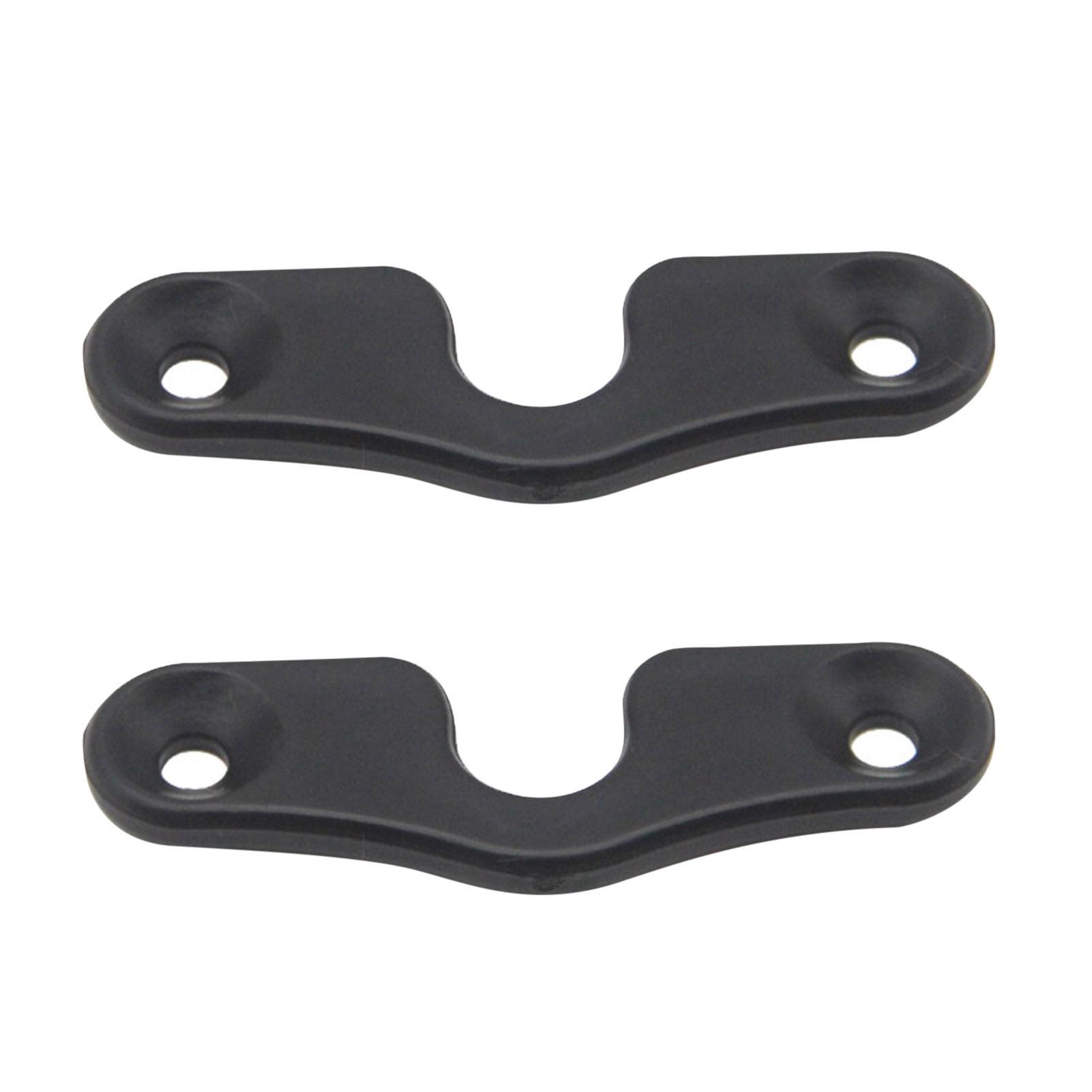 

Aluminum Alloy Sun Visor Repair Kit Heavy Duty Visor Mounting Clips 2pcs Replacement for Jeep Wrangler JK JL JT 2007 чёрный