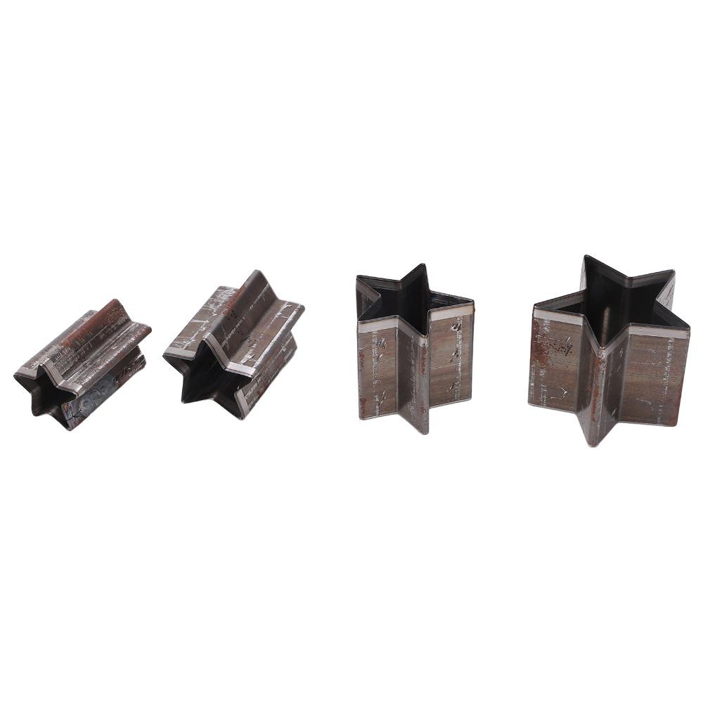 4 PCS with Storage Box Star Shape Leather Cutting Dies Set for DIY Handicrafts, Leather Bags, Belts