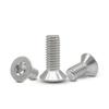 304 Stainless Steel Countersunk Torx Screw, Flat Head, Hex Socket, M1.4-M8