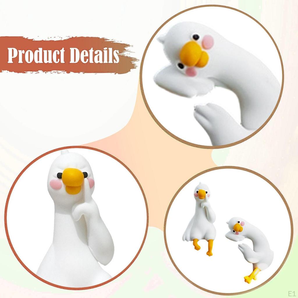 Computer Decor Figurines Center Console Screen Decorations Mini Animal Statues
