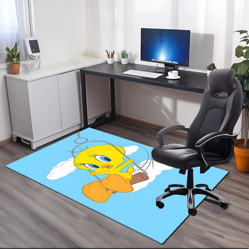 Tweety Printed Carpetrugfor Office Chair Living Room Bedroom Kitchen Room Decor Gifts