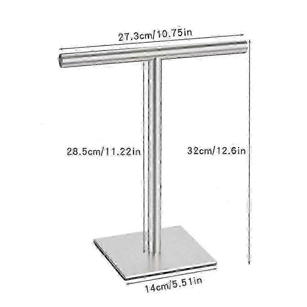Hand Towel Holder Stand for Bathroom Vanity Stainless Steel Standing Towel Rack Stand Towel Bar for-Good