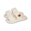Open Mouth Hairy Slippers with Added Velvet Throughout The Year, Non Slip Indoor Cotton Slippers for Home Use