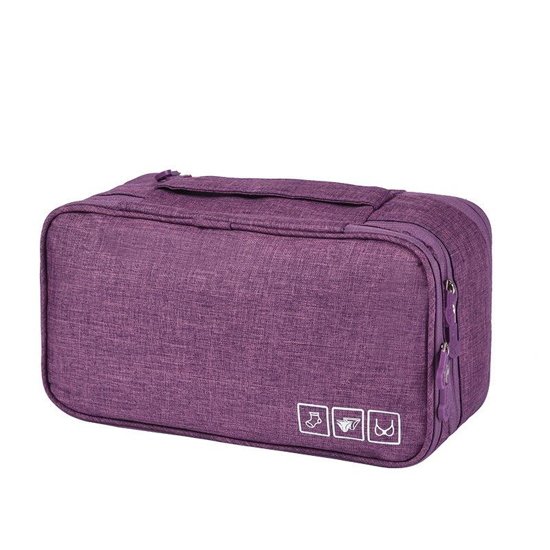 1pc Travel Underwear Organizer Bag, a Portable Zippered Pouch for Storing Bras And Socks, Designed to Carry-On Bags