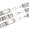 High Quality 316L Silver Stainless Steel Watch Bands Strap For Omega Seamaster Speedmaster Planet Ocean Belt 18mm 20mm 22mm