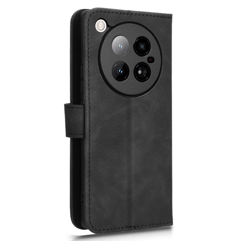 For Infinix Zero 40 4G Leather Case Skin-Feel Anti-Drop Wallet Flip Phone Cover