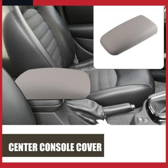 Pack of 1 Car Center Console Lid Armrest Cover For GMC Envoy 2002-2009 Gray