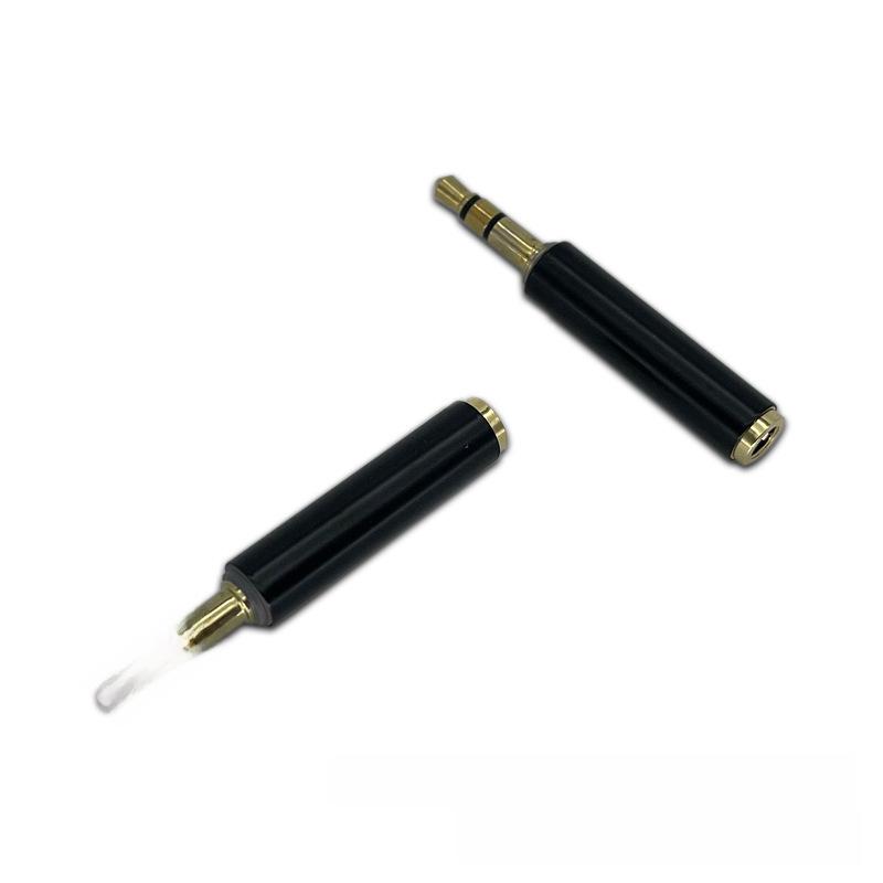 3,5mm samice-samec audio adaptér: Konvertor ze 4 sekcí na 3 sekce pro PC, telefony, mikrofony a vysílání