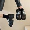 Leather Platform Loafers Women's 2025 New Autumn British Style Small Leather Shoes Women's Versatile Mary Jane Women's Shoes