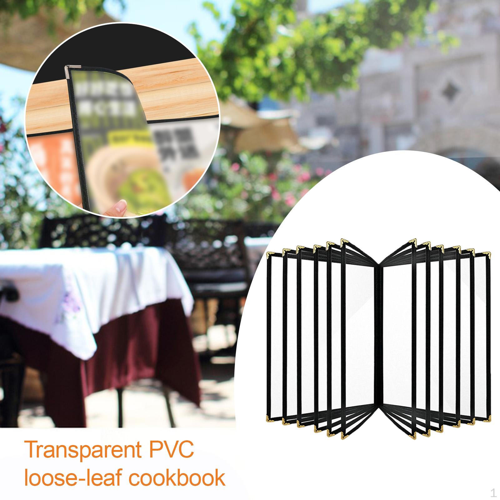 

Элегантная и прозрачная обложка для меню ресторана, портативная, для вечеринок по случаю дня рождения, отелей, кафе Twelve