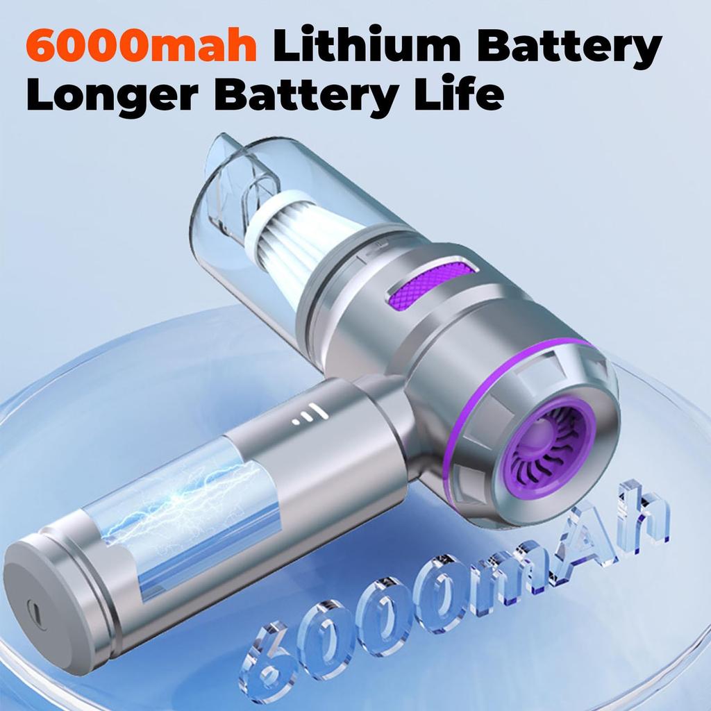 Handheld Vacuum Cordless Car Vacuum Portable Powerful Suction 4 In 1 Vacuum Cleaner For Car Car Vacuum Powerful Suction Recharge