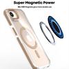 Luxury Magnetic Clear Case for 16E For Magsafe Wireless Charge Shockproof Transparent Cover for 16 15 Pro Max Plus