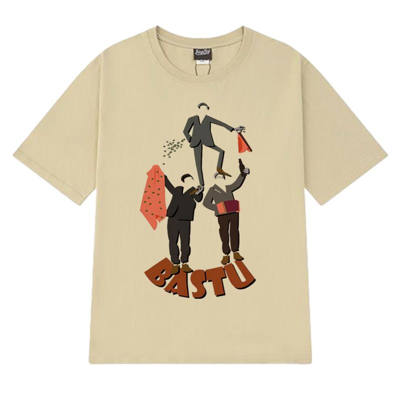 Eurovision 2025 T shirt New Men Women sweden finland KAJ bara bada bastu Graphic short sleeve T-shirts Unisex Casual Cotton Tops