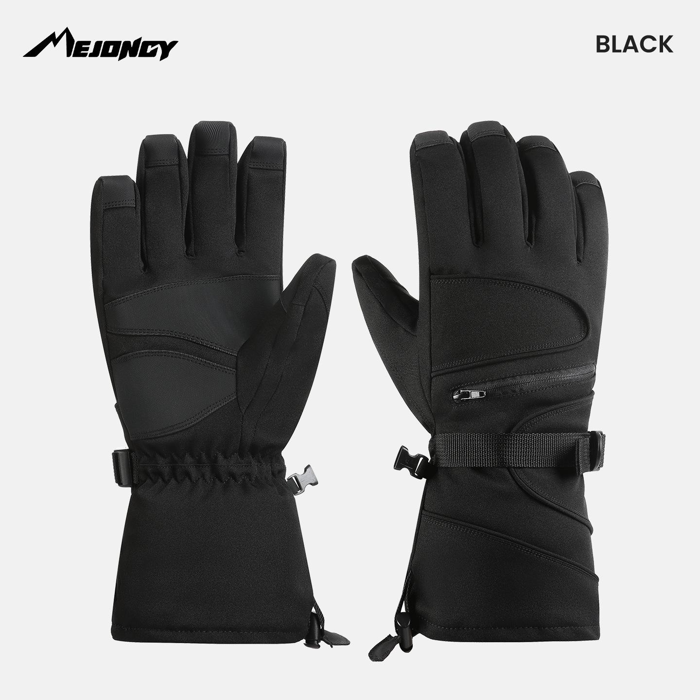 

Unisex Winter Ski Motorcycle Gloves - Water-Repellent, Non-Slip, Plus Velvet Lining XL
