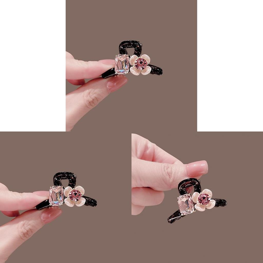Crystal Flower Princess Hair Clip With Handcrafted Acrylic For Fairy Style And Light Hair