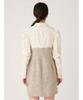 Lily Brown CANDY STOCK Front Beaded Dress L.B. Two-Tone (LWFO244812) Women's (BEG)