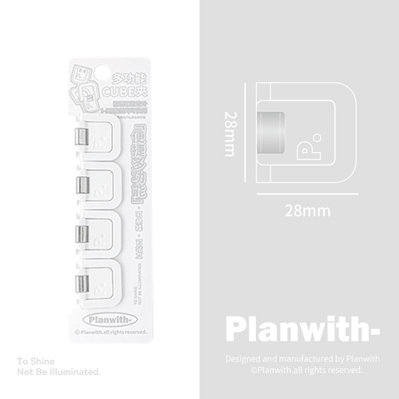 4/6Pcs Mini Multifunctional Clip Sealing Clips Can Stand Upright Storage Clip Binding Clip File Clip Binding Paper Handbook Clip