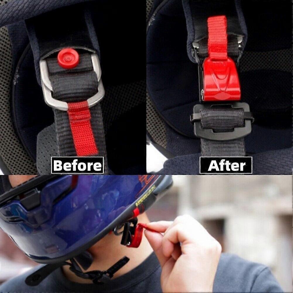 Motorcycle Helmet Buckle Harley Double D Ring Modified Quick Release Buckle Fast Buckle Chin Buckle DIY Simple Convenient