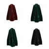 Halloween Cloak Cosplay Costume With Faux Suede Fabric And Hood For Themed Events
