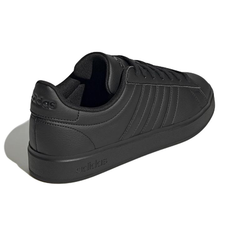 Adidas Grand Court Core Black Unisex Sneakers Cloud-White GW9198