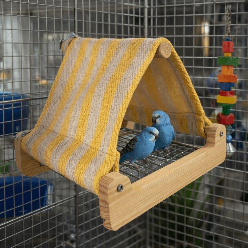 Breathable Bird Shelter Hanging Hanging Hammock Multi Functions Bird Nest House  Cage Accessories