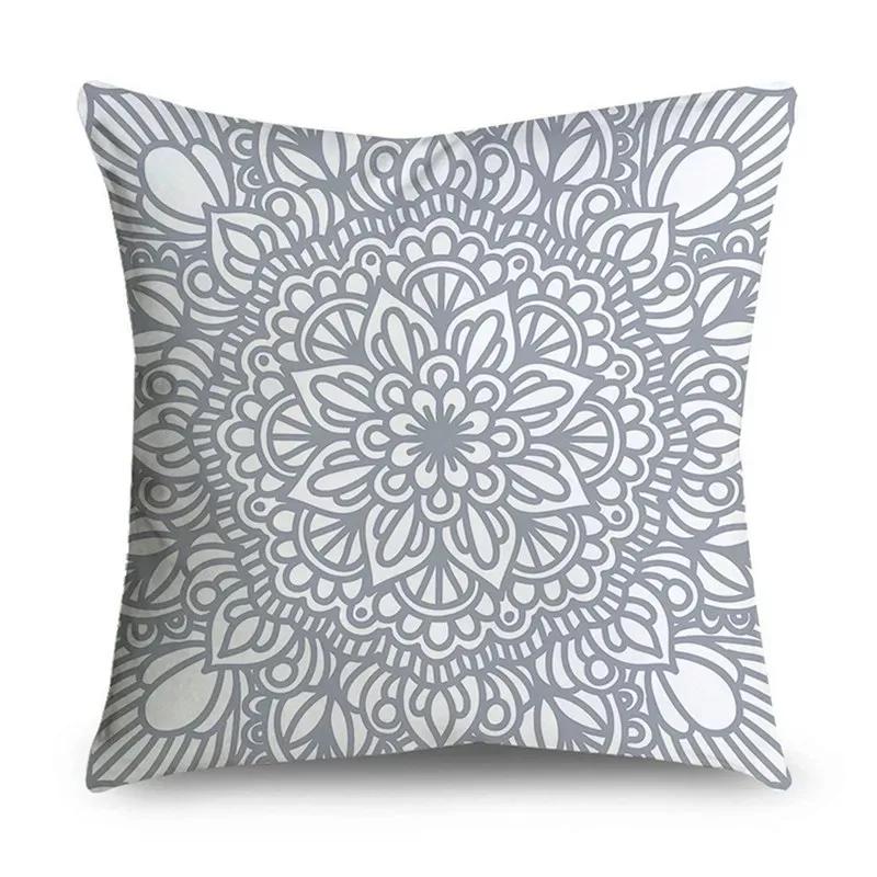Simple Grey Pattern Throw Pillow Cover With Short Plush Print For Living Room Decoration Cushion Cover Pillow Covers Decorative