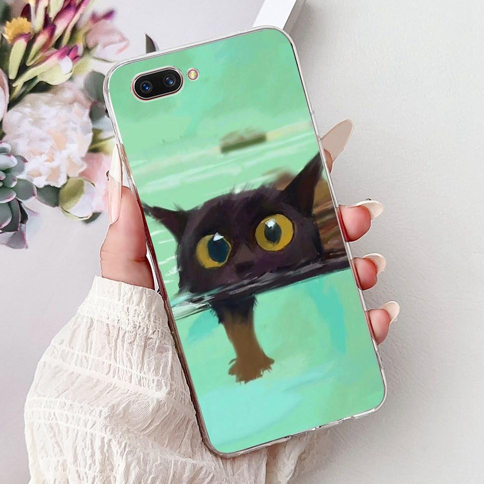 For OPPO A3S Case CPH1803 Soft Slim Fundas Cute Cartoon Cover For Oppo A5 AX5 CPH1809 OppoA3s Phone Cases Oppo A3 s A 3s Coque