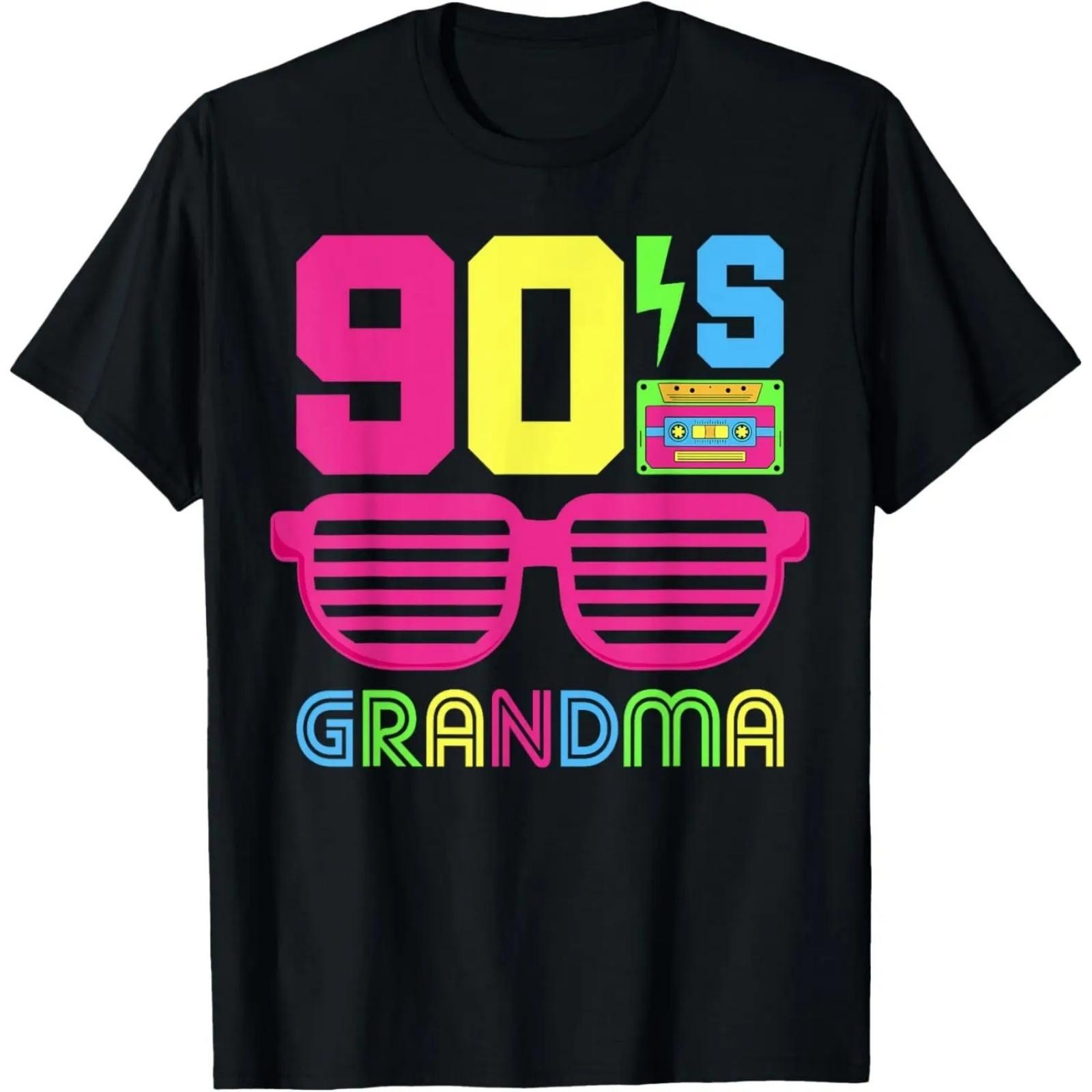 90 s Grandma 1990s Themed Party Costume Nineties Outfit 90s T-Shirt XXXXXL разноцветный