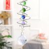 Vindklokke Kule med speil Spiralhale Spinner 12 tommer Vindklokke Bjelle for Vegg Gårdshus
