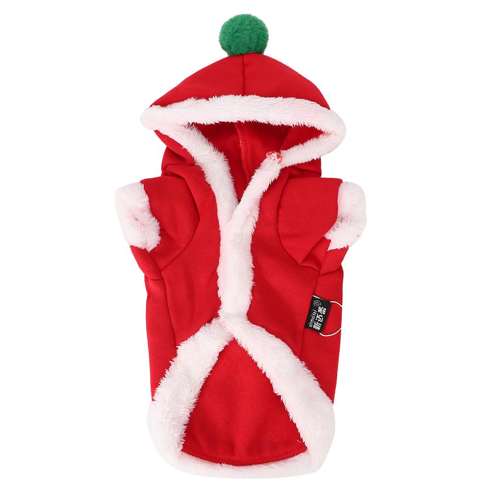 Pet Cotton Cute Clothes Christmas Day Costume Hoodie for Dog Cat Keep Warm