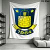 Brondby IF Wall Tapestry Aesthetic Wall Hanging Printed Fabric Blanket Decorative Tapestries for Bedroom Living Room Home Decor
