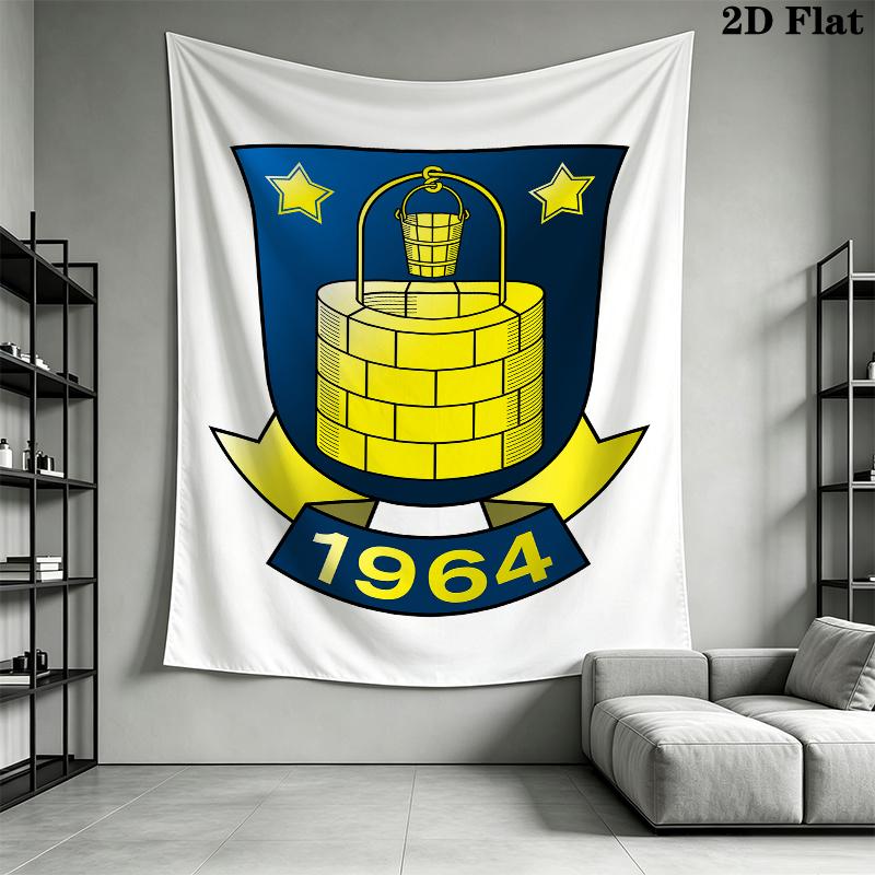Brondby IF Wall Tapestry Aesthetic Wall Hanging Printed Fabric Blanket Decorative Tapestries for Bedroom Living Room Home Decor