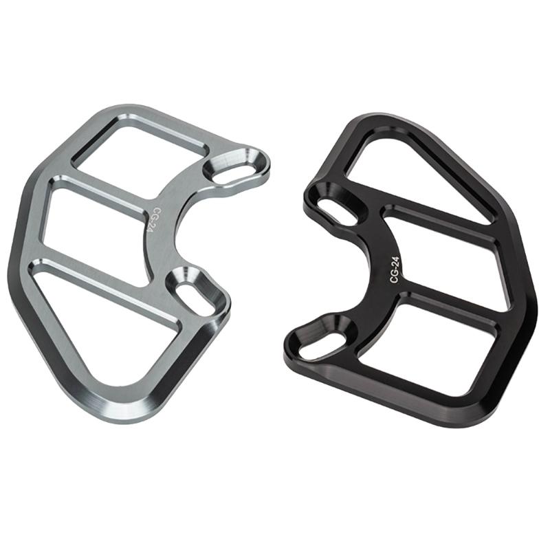 Protetor de Corrente de Bicicleta Ligas de Alumínio Placa de Proteção Protetor de Coroa de Mountain Bike para Coroas de 22D-26D Fácil de Usar