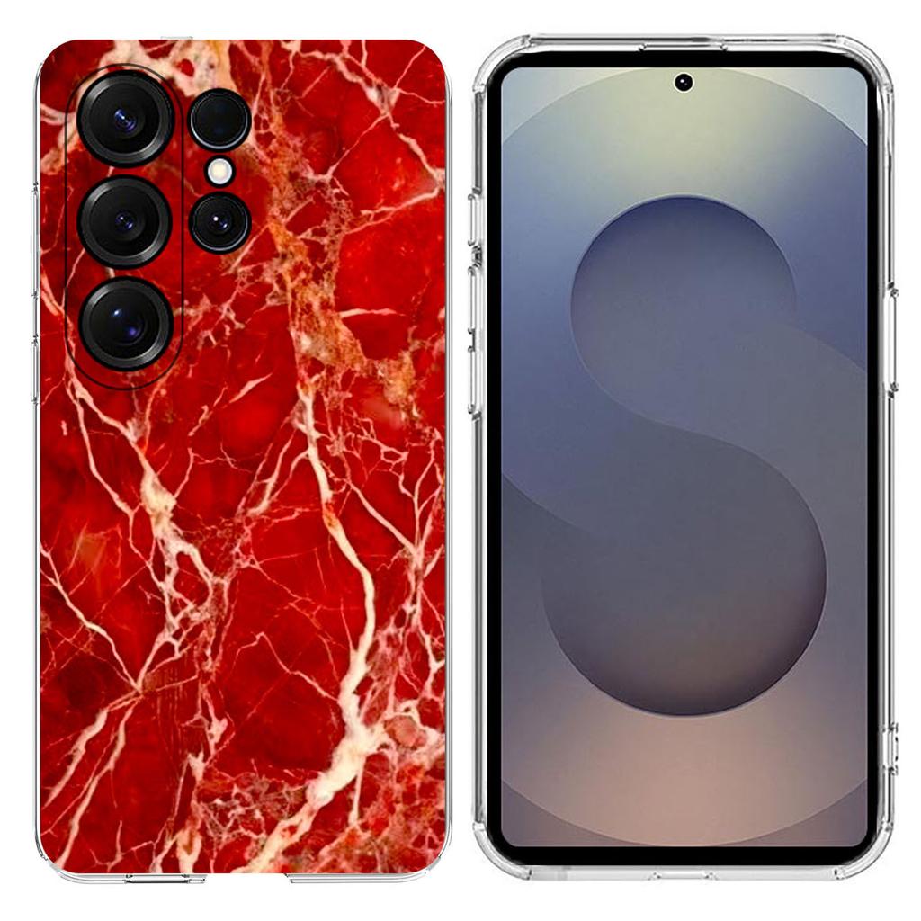 For Samsung Galaxy S24 Ultra Case Marble Pattern Printing Soft TPU Phone Cover