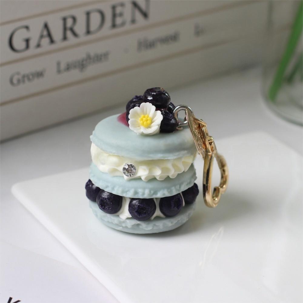 New Simulation Fruit Dessert Pendant Funny Simple Bag Pendant Multi-purpose Keychain Gift