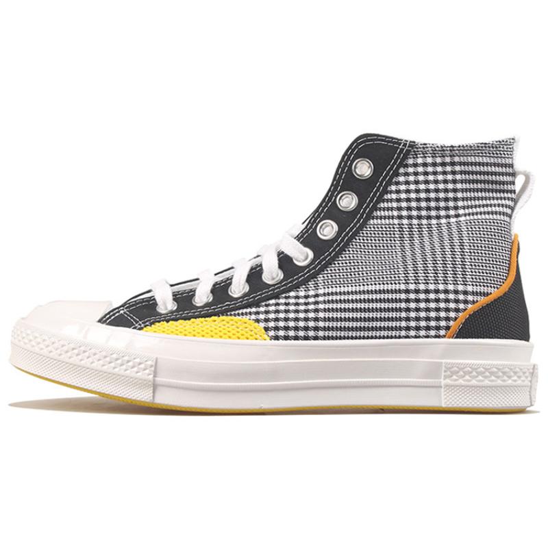 

Converse 1970-е годы Высокая прошивка Удобные высокие эспадрильи Унисекс Черно-желтые 35