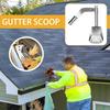 Gutter Scoop Gutter Scoop Cleaner Dirt Romover Stainless Steel Telescopic Shovel for Garden Cleaning Ditch Townhouses Leaves