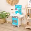 Baby Play Home Toys Wooden Kitchen Gas Stove Sink Simulation Cooking Kitchenware Kitchen Toys