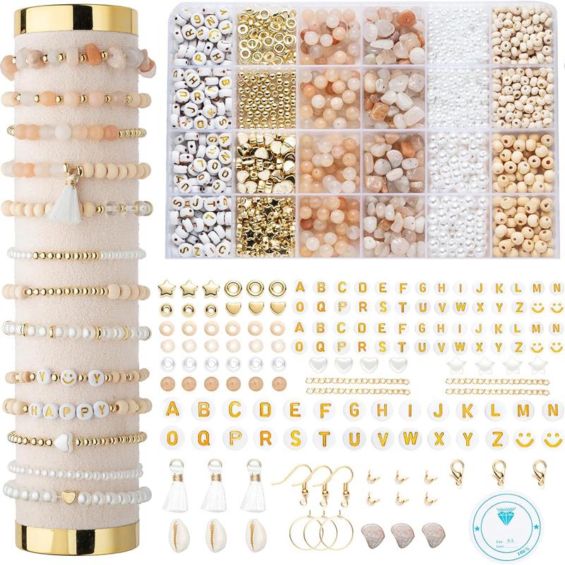 Natural Stone Beads Style Bracelet Making