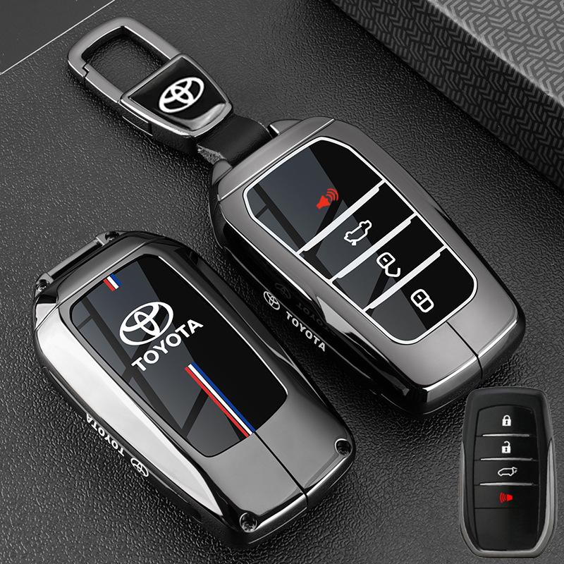 Toyota Key Cover for CHR, Hilux, Fortuner, Land Cruiser, Camry, Corolla, RAV4, Highlander
