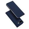 Voor Google Pixel 9a Hoes DUX DUCIS Skin Pro Serie Lederen Standaard Cover Kaarthouder - Blauw