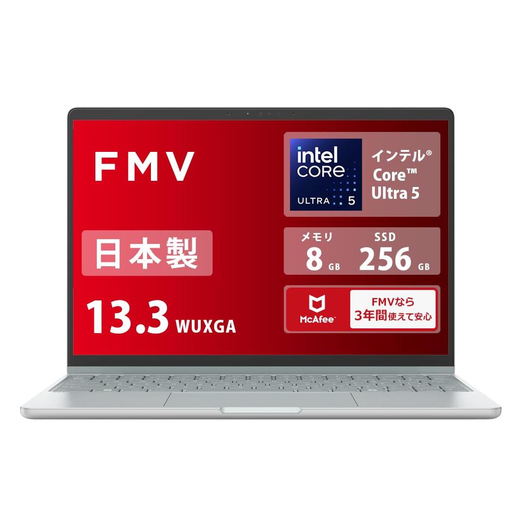 Fujitsu FMV Note C Made In Japan Core Ultra 8GB 256GB No WC1-K1 Laptop, (Win 11, 13.3-inch, 5, RAM, SSD, Office) AZ_WC1K1_Z870