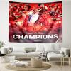 football team.C Print Tapestry - Portable Wall Decor Cloth, for Home, Dorm, Travel, Bedroom, Living Room - Ideal Birthday Housewarming Gift
