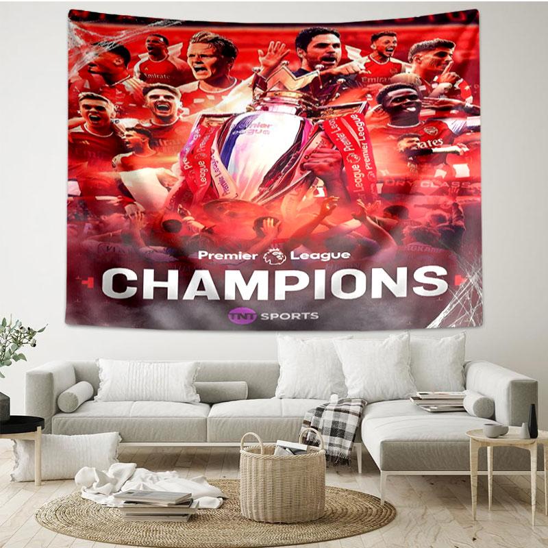 football team.C Print Tapestry - Portable Wall Decor Cloth, for Home, Dorm, Travel, Bedroom, Living Room - Ideal Birthday Housewarming Gift