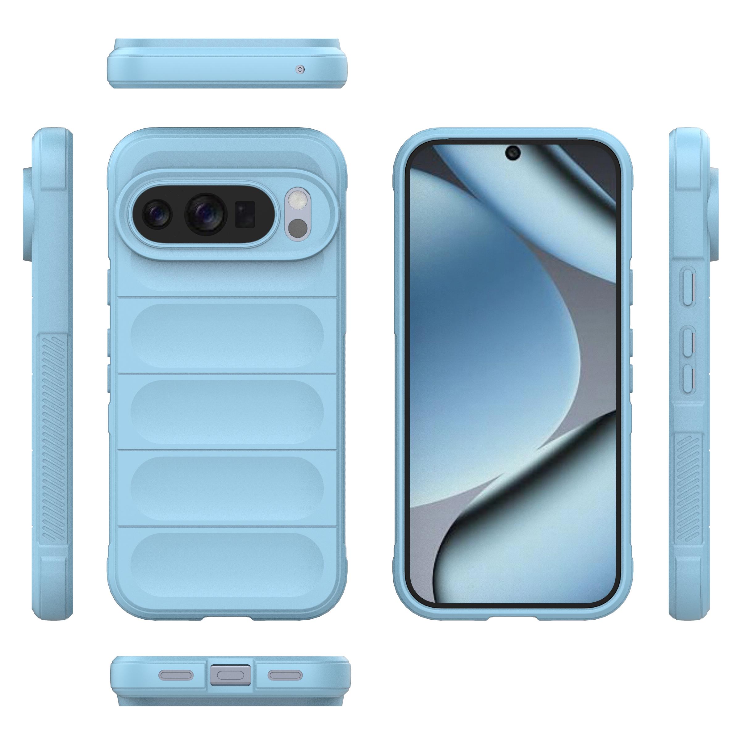 

For Google Pixel 10 Pro case For Google Pixel 10 Pro Wireless charging shock-resistant phone case Cover for Google Pixel 10 Pro Google Pixel 10 Pro светло-синий