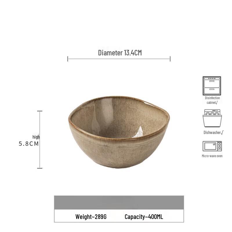 Abay Mountain Moon Ceramic Bowl